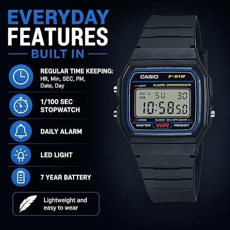 Casio F-91W Digital Watch