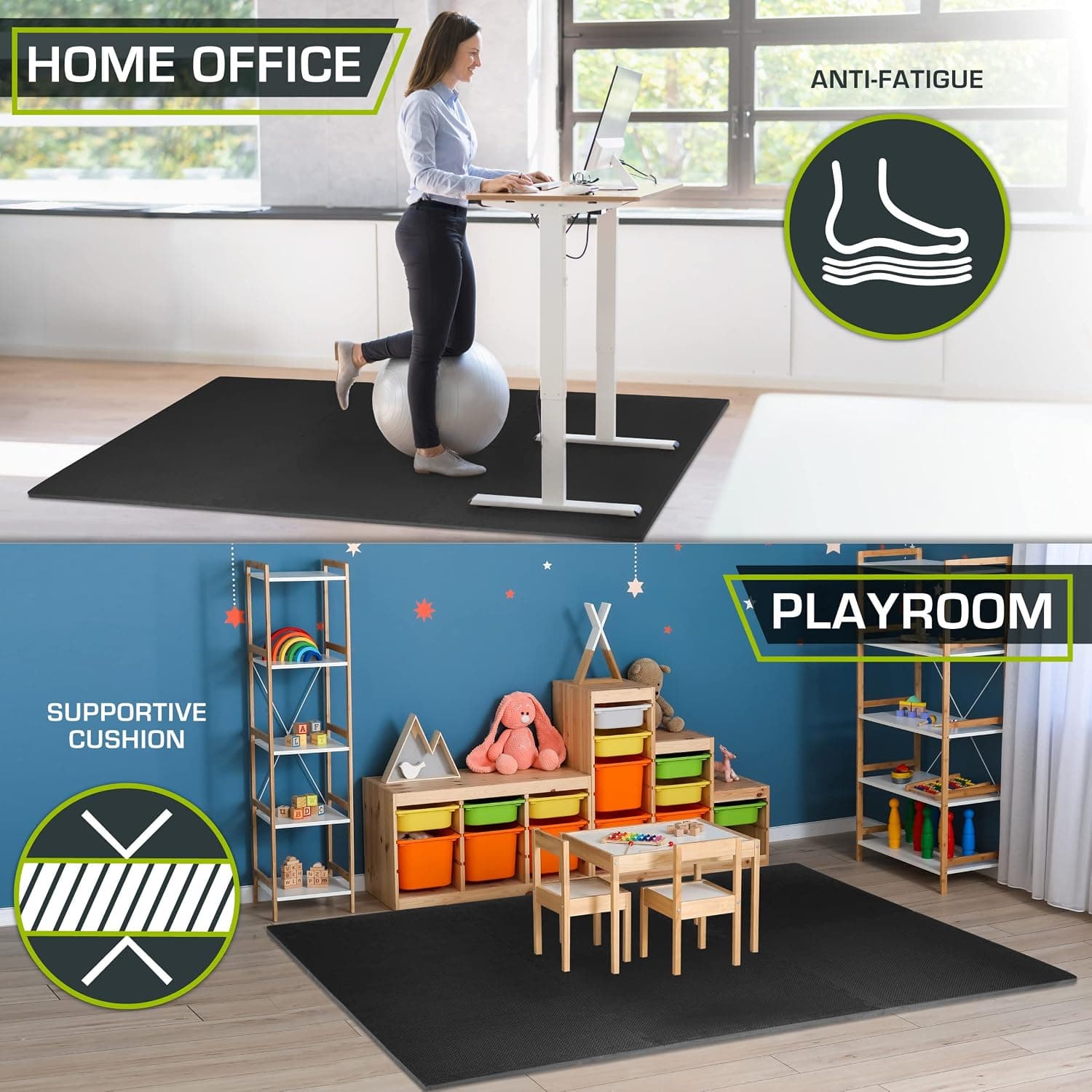 ProsourceFit Puzzle Exercise Mat
